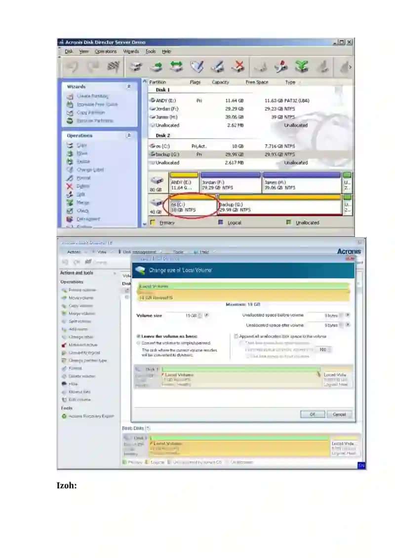 Acronis Disk Director 3
