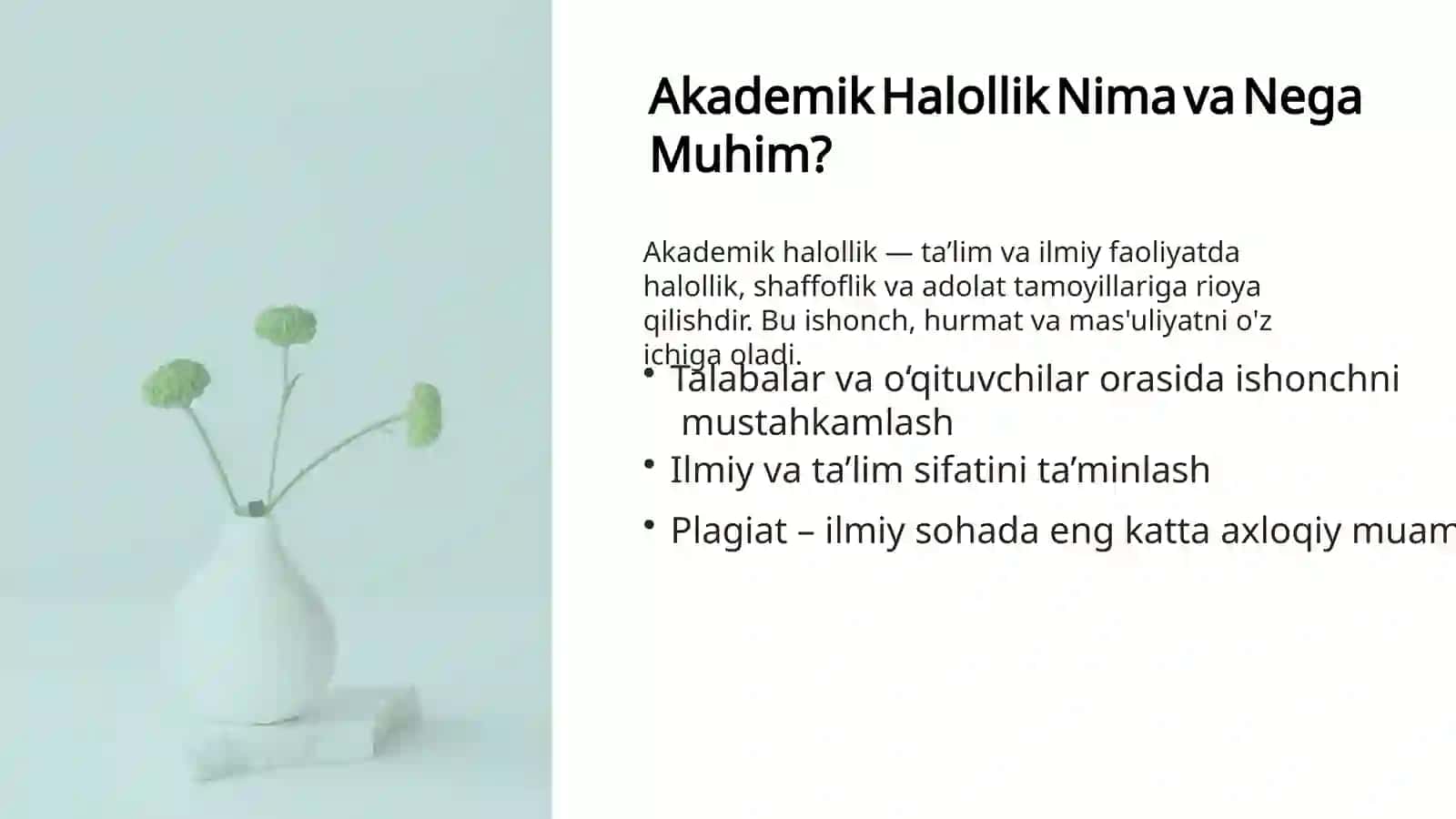 Akademik Halollik va Elektron Kurslarda Plagiat Masalalari 3
