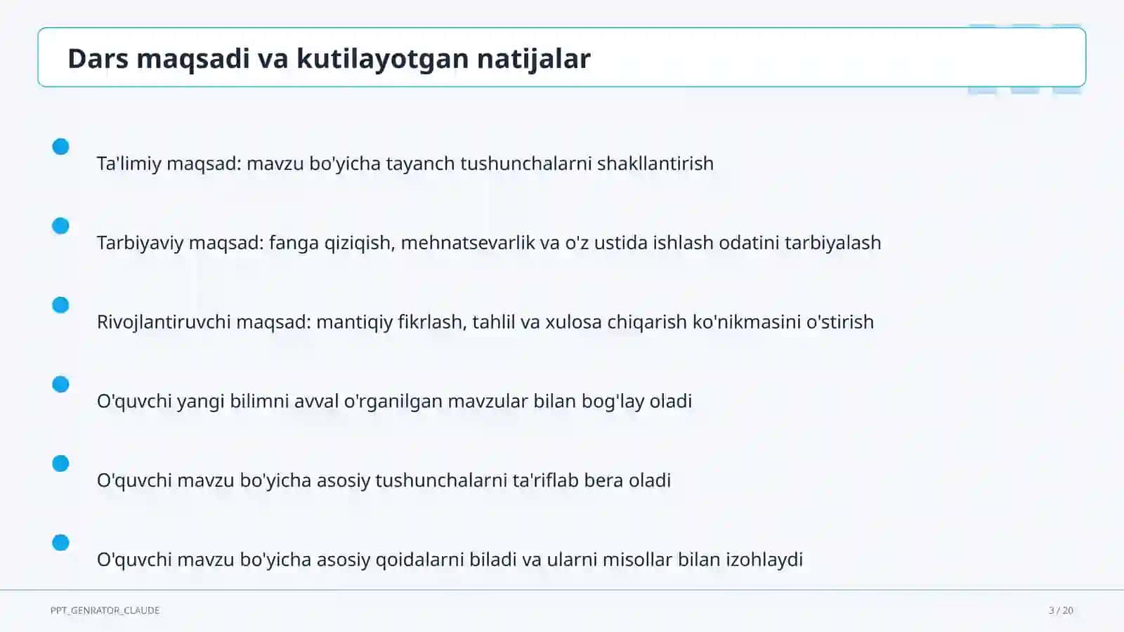 Haykaltaroshlik: loydan shakl yasash (4-sinf) 3