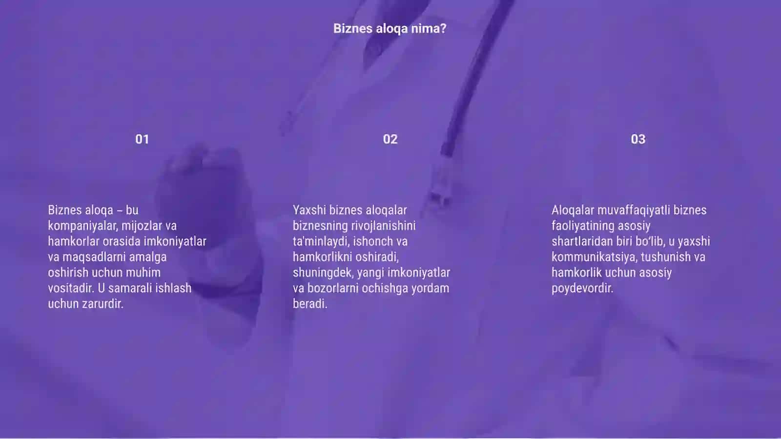 Biznes aloqa 3
