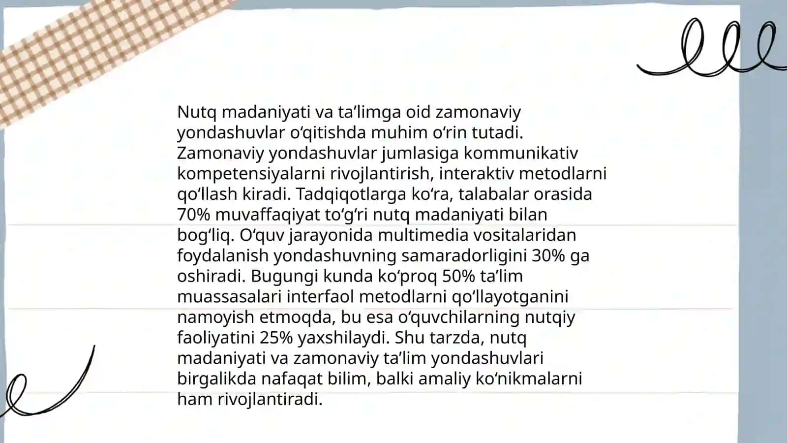 Nutqni rivojlantirishga doir ishlar tizimi 3