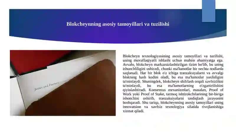 Blokcheynning asosiy tamoyillari va tuzilishi 3
