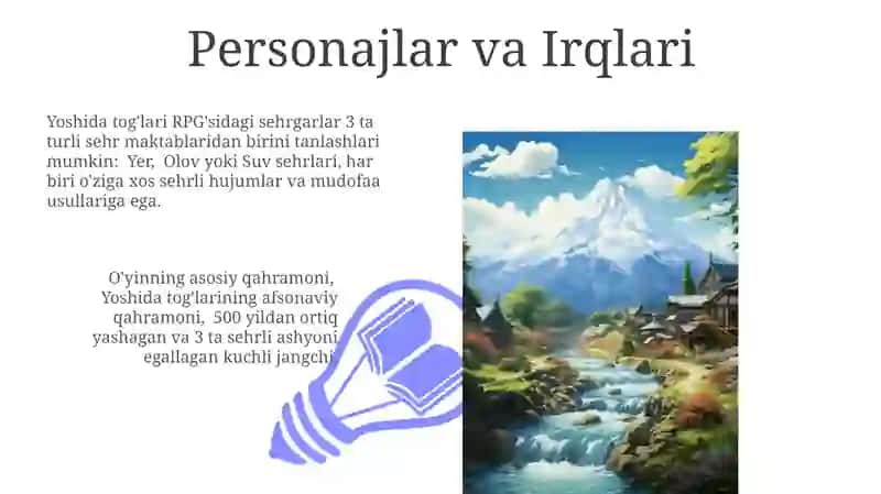 Yoshida tog'i Rolli O'yinlar 3
