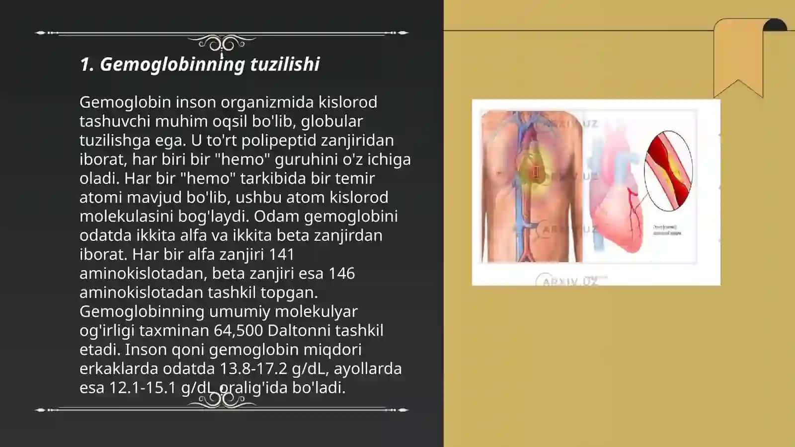 Gemoglobin va uning turlari. Leykositlar, Tibbiyotdagi ahamiyati 3