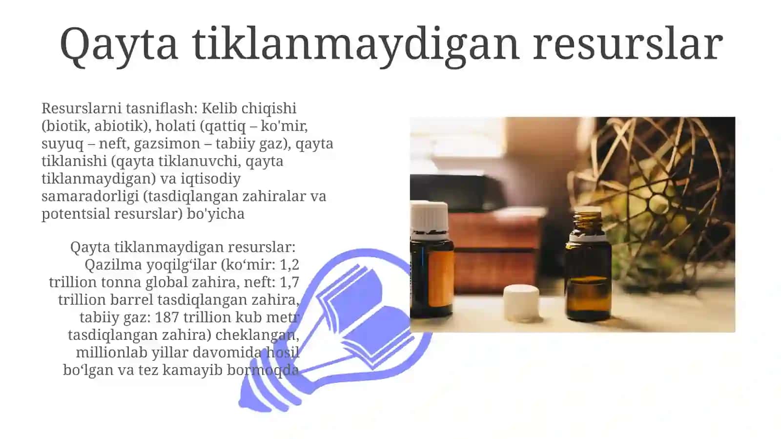 Tabiiy resurslar va ularning klassifikatsiyasi 3