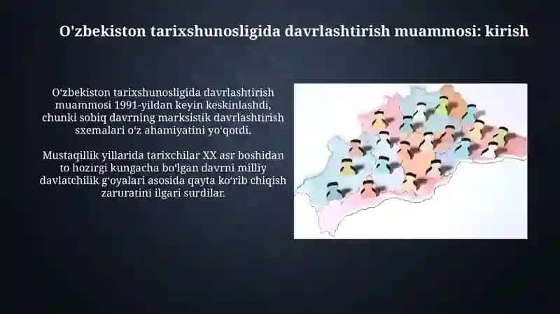 O'zbekistonning tarixshunosligida davrlashtirish muammosi 3