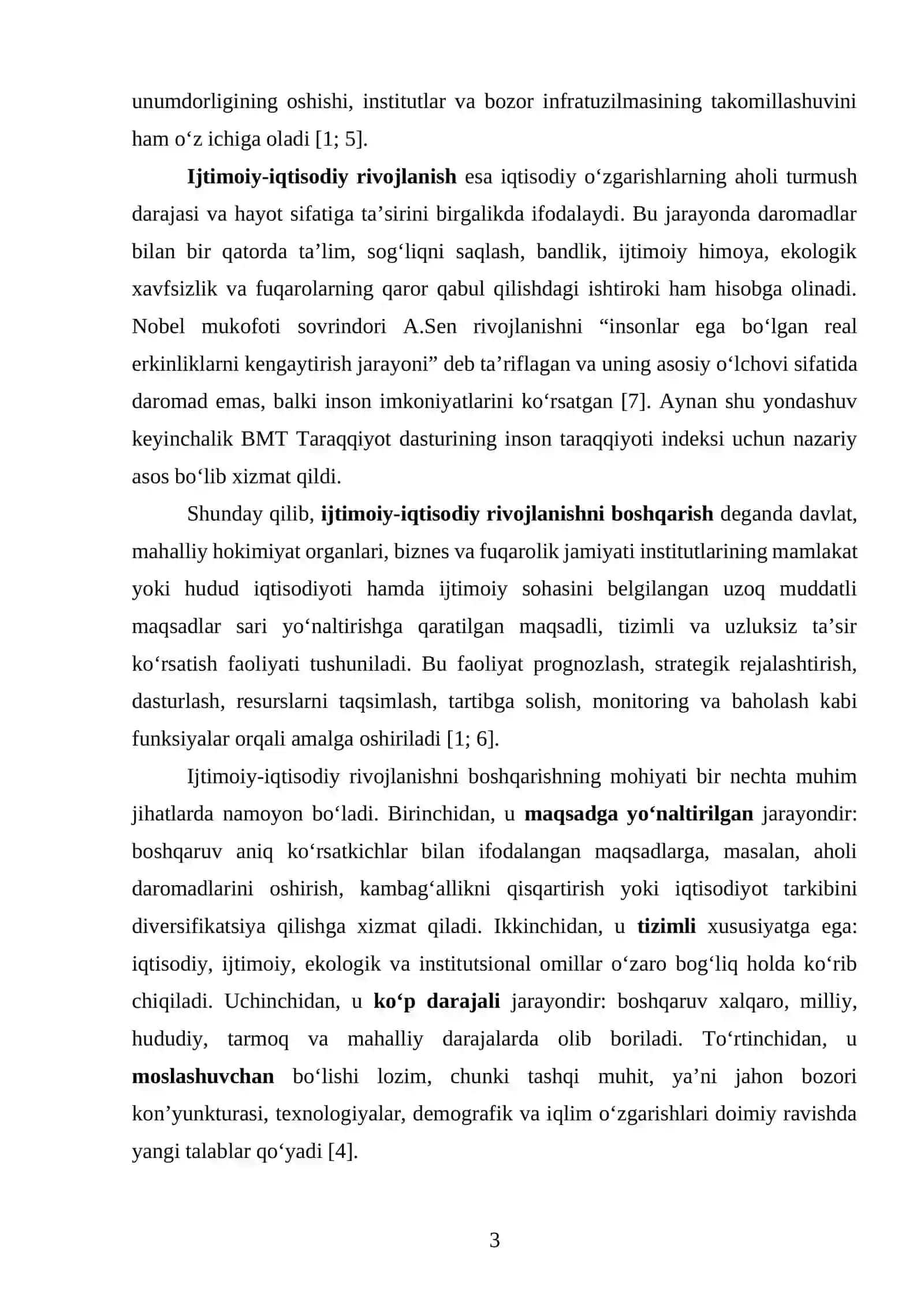 Ijtimoiy iqtisodiy rivojlanish prezidenti va rivojlantirish tarixi 3