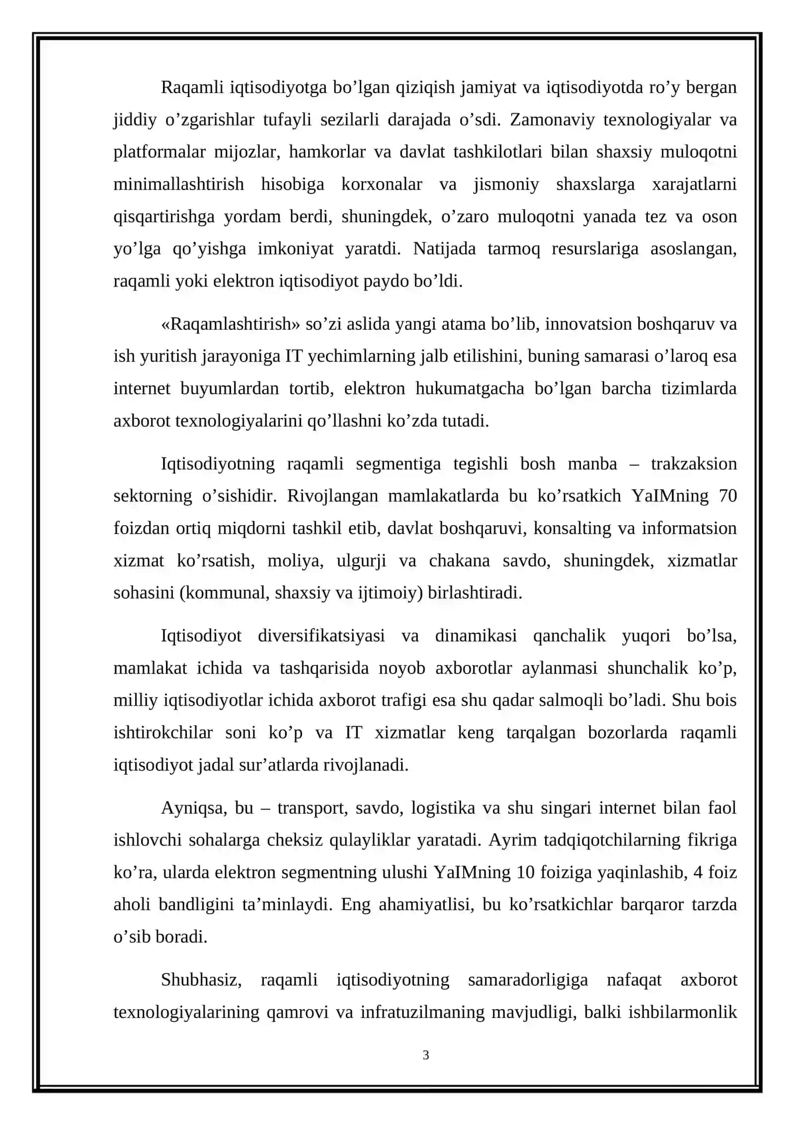 Moliyaviy texnologiyalar mohiyati: yuzaga kelish shart-sharoitlari va rivojlanish istiqbollari 3