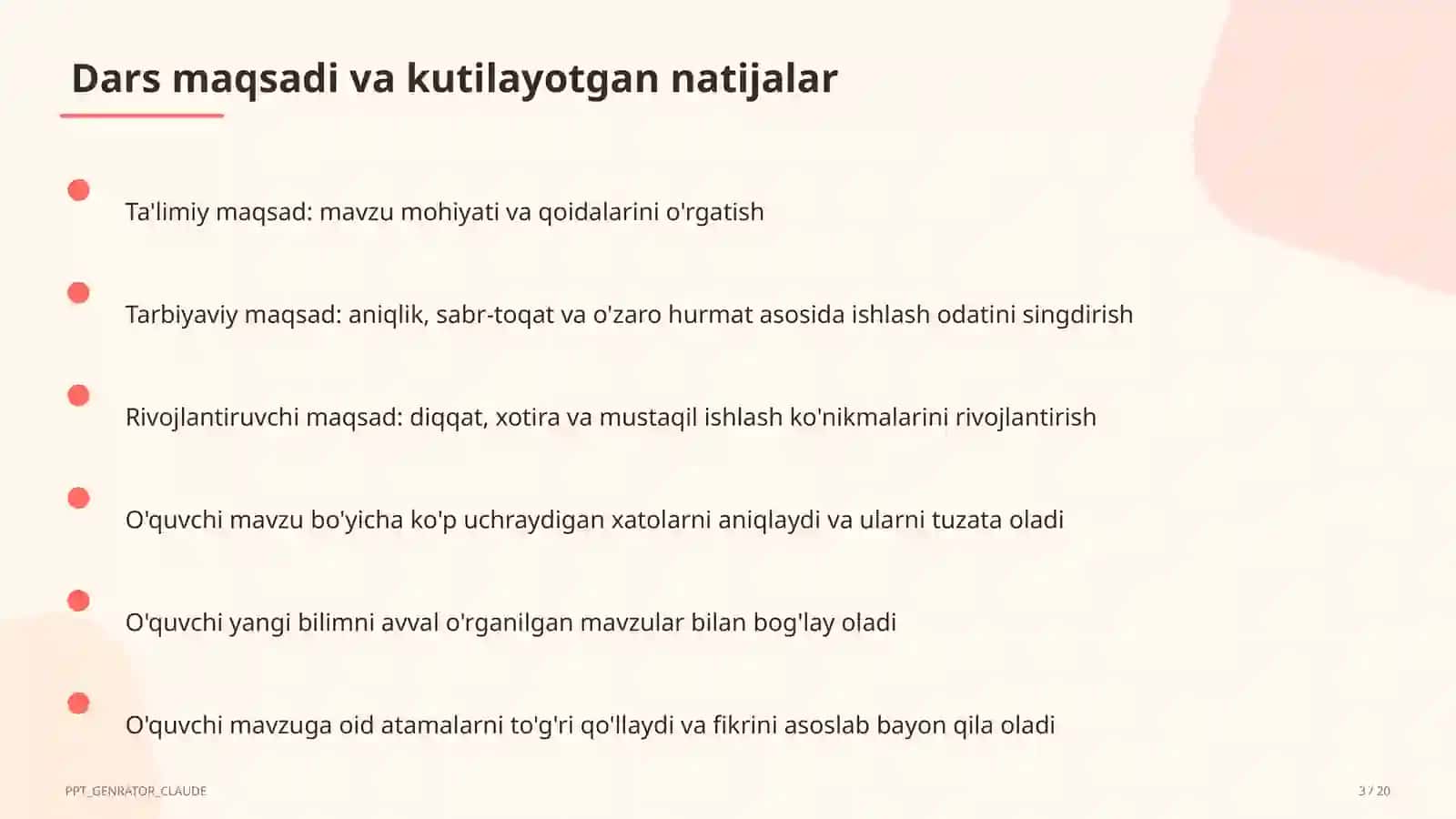 Sog'lom turmush tarzi hayot garovi (7-sinf) 3
