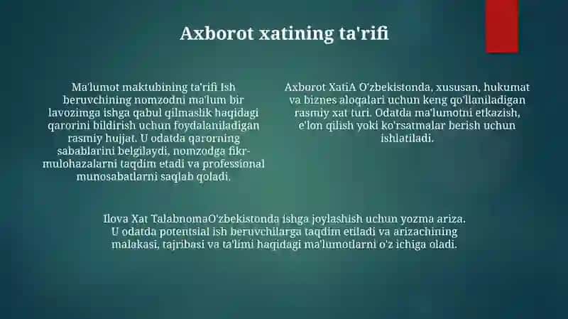 Axborot Xati 3