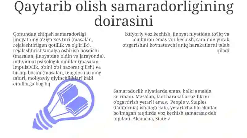 Samarali Chiqishning Elementlari 3