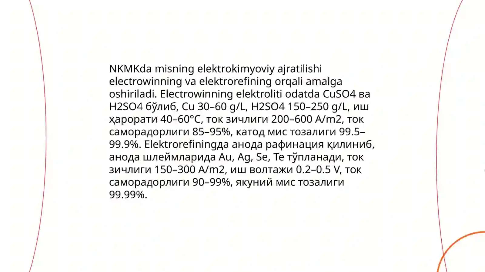 NKMK va Navoiyazotda boʻladigan kimyoviy va elektrokimyoviy jarayonlar 3