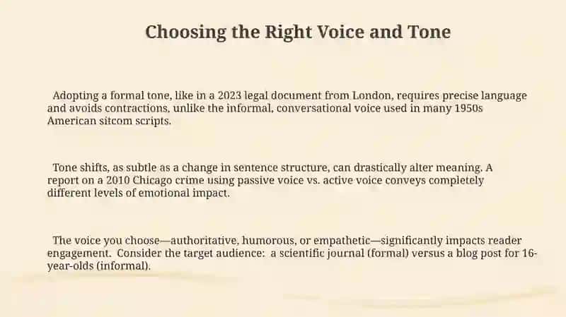 Creating effective paragraph 3