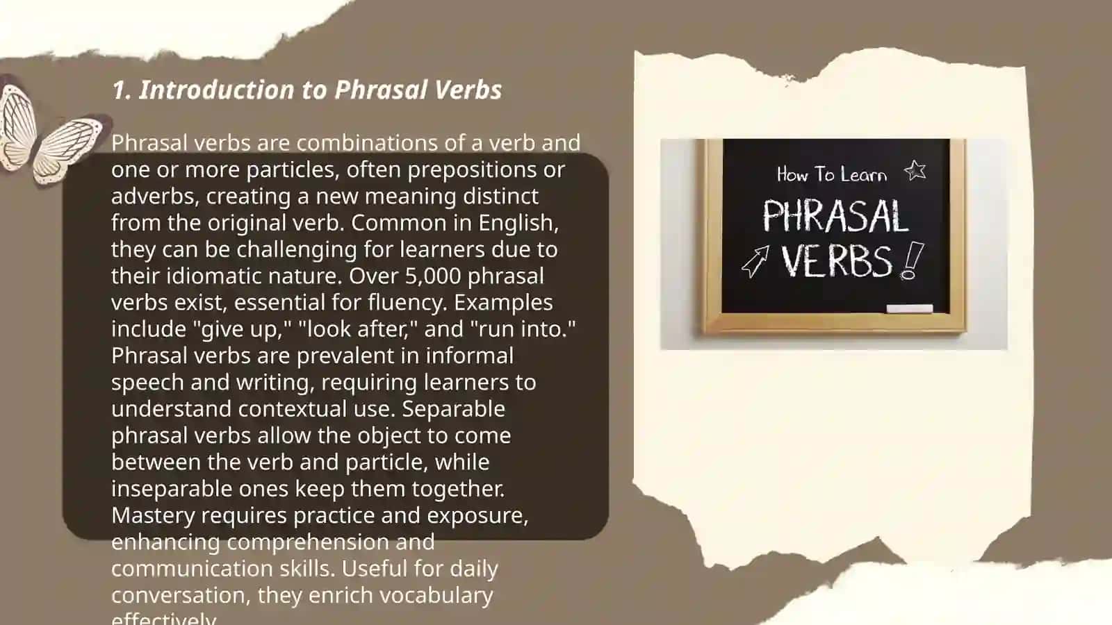 Phrasal verbs 3
