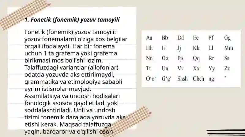 Òzbek yozuv tamoyillari 3