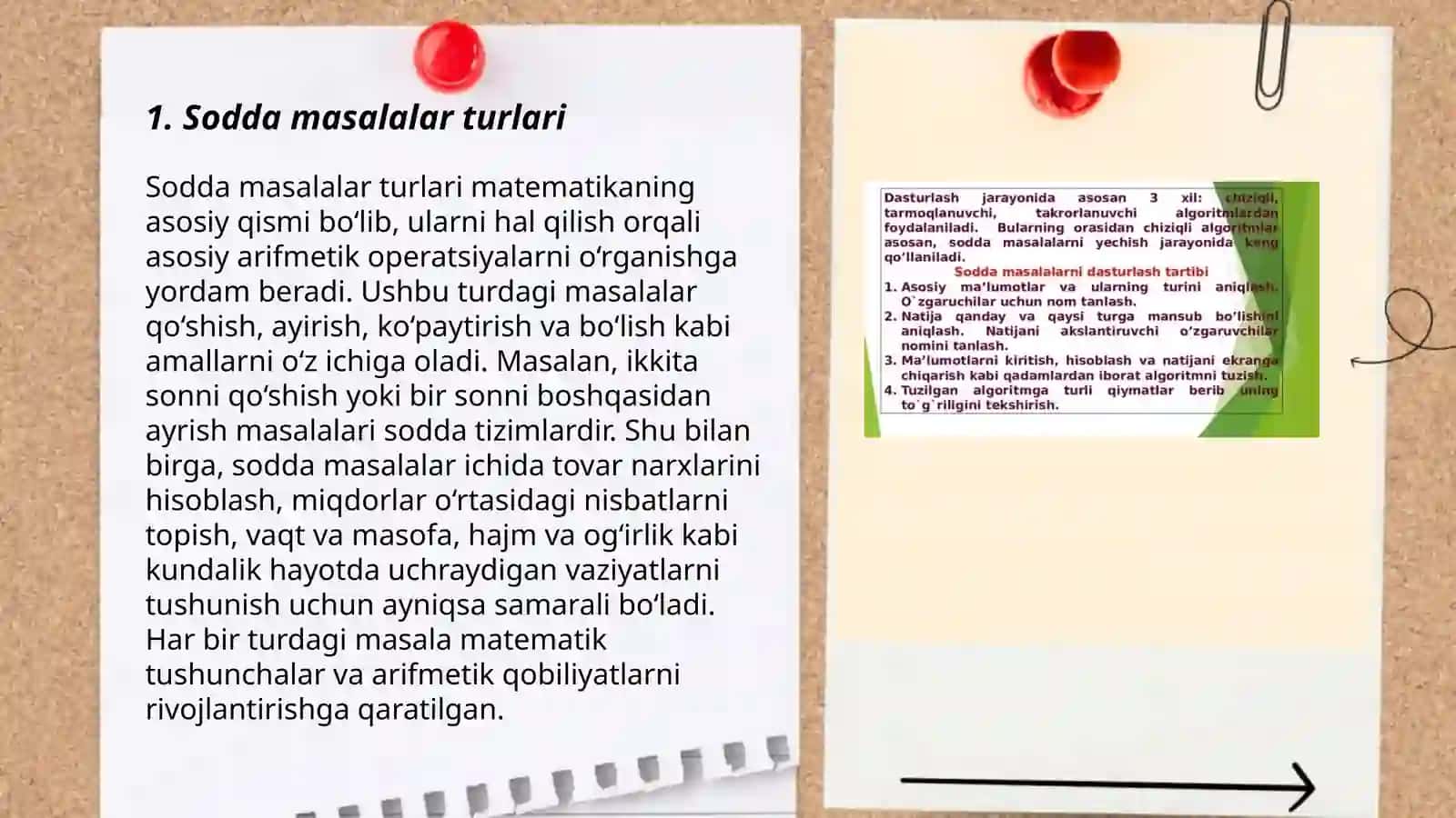 Sodda masalalar bilan tanishtirish metodikasi 3