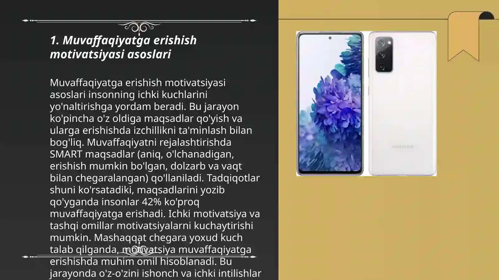 Muvaffaqiyatga erishish motivatsiyasi asoslari 3
