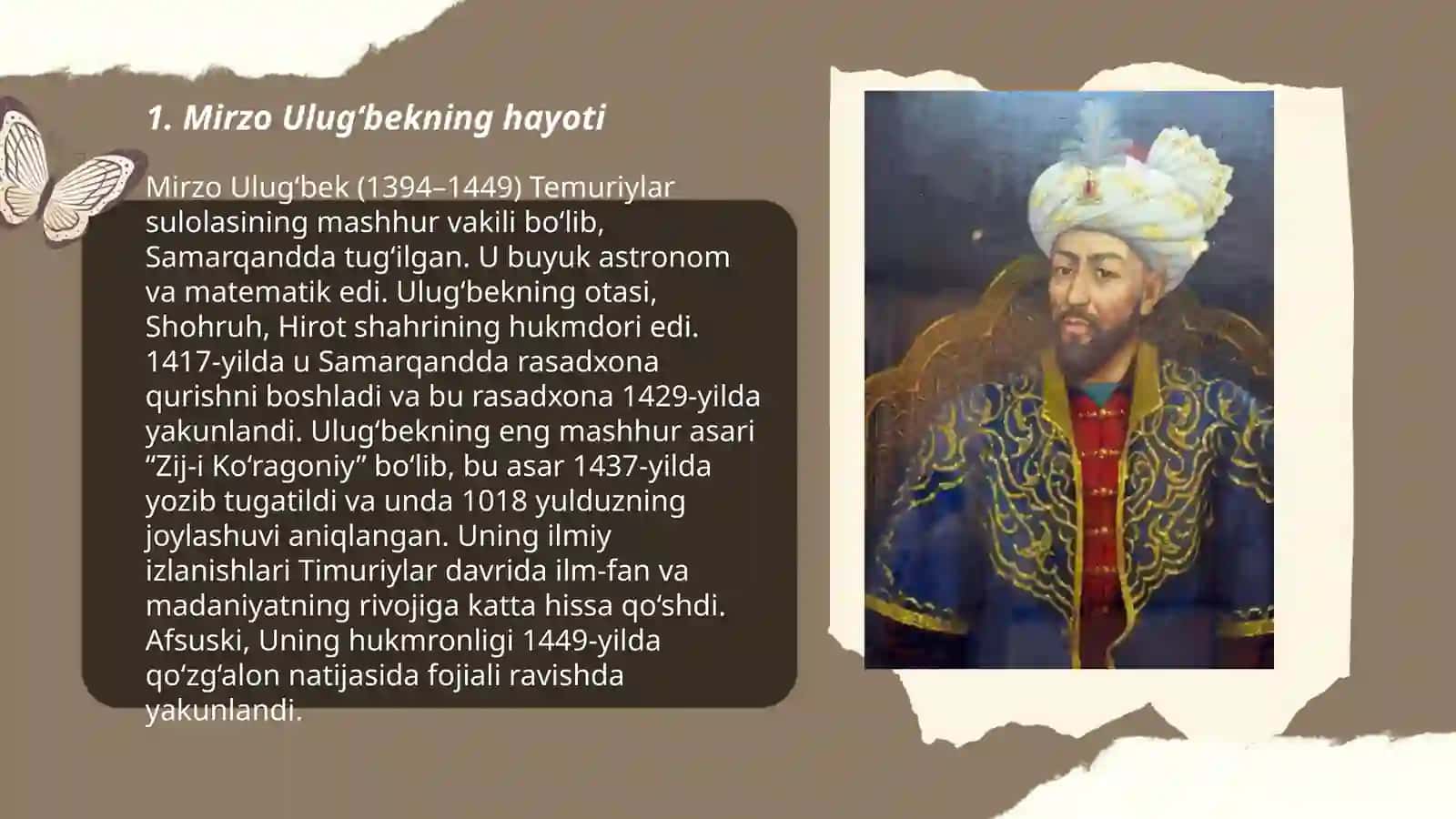 Ulug‘bekning Hayoti 3
