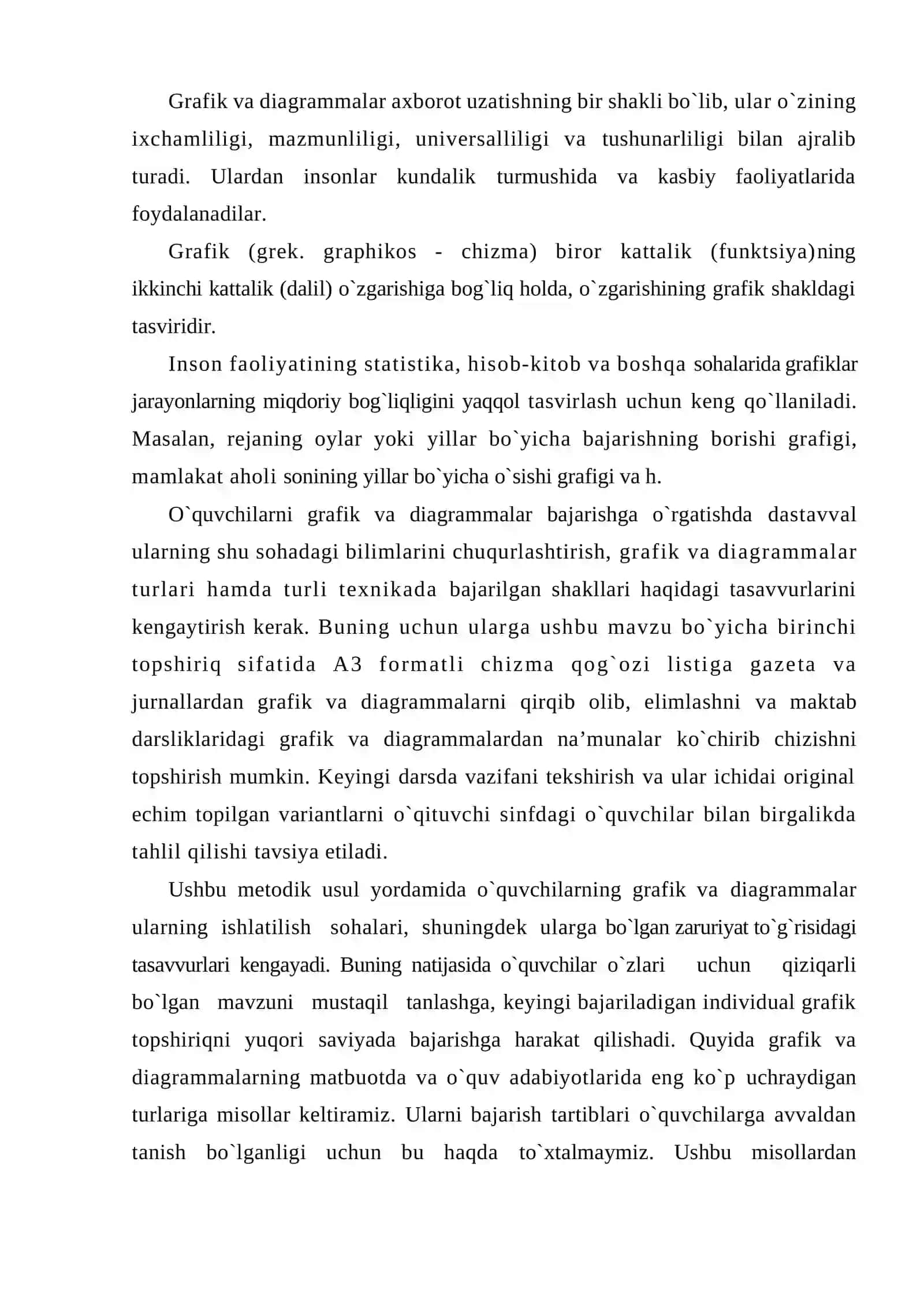 Grafik va diagrammalar ustida ishlashning asosiy prinsiplari 3