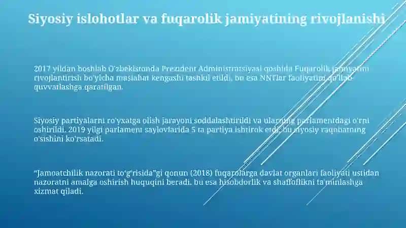 Fuqarolik jamiyatini rivojlantirish bo'yicha maslahat kengashi 3