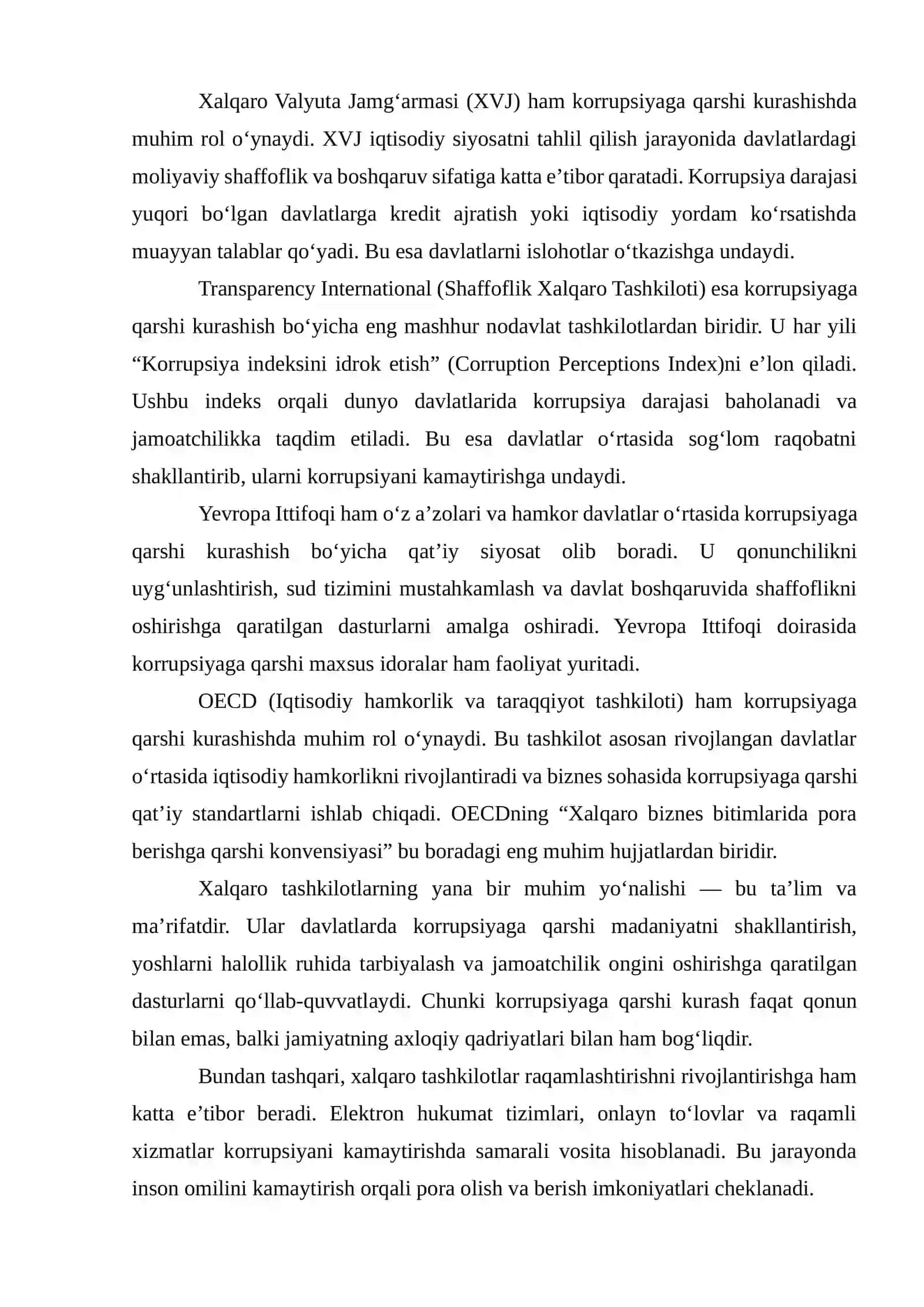 Korrupsiyaga qarshi kurashishning jahon tajribasi 3