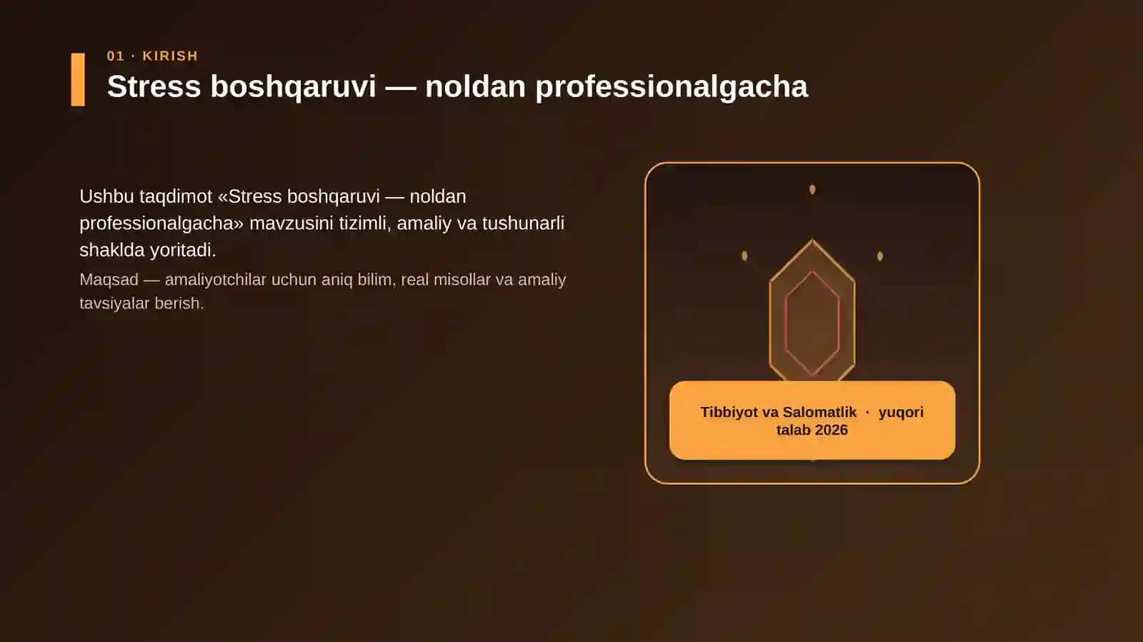 Stress boshqaruvi — noldan professionalgacha 3