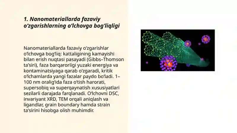 Nanotexnologiyada Tarkibiy va Fazafiy oʻzgarishlar 3