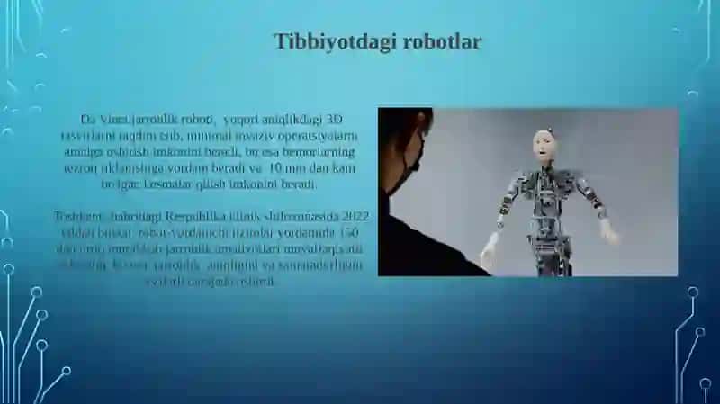 Tibbiyotdagi robotlar 3