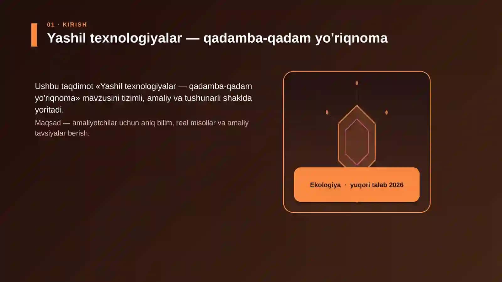 Yashil texnologiyalar — qadamba-qadam yo'riqnoma 3