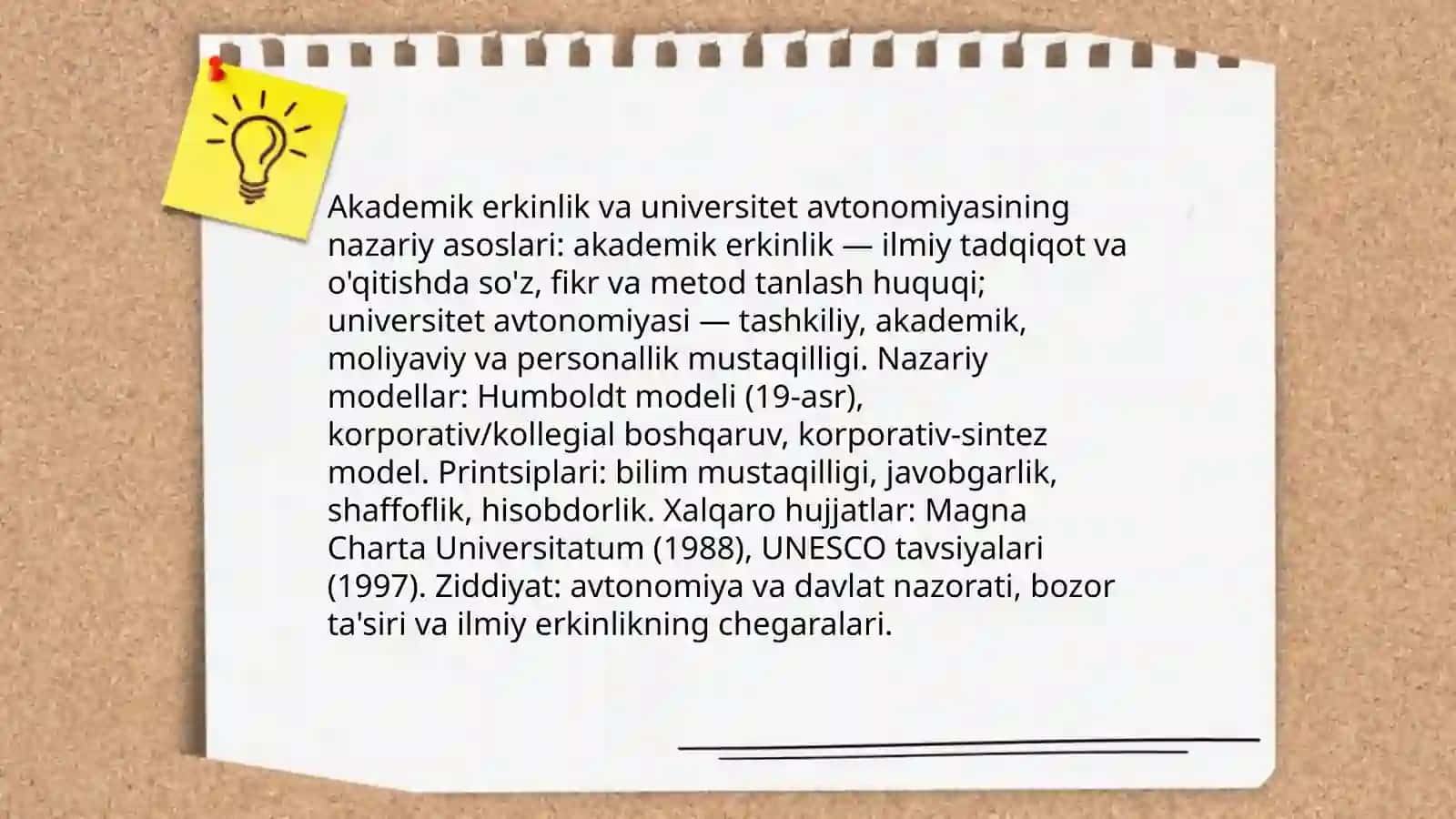 Akademik erkinlik va universitet avtanomiyasi: xalqaro tajriba 3