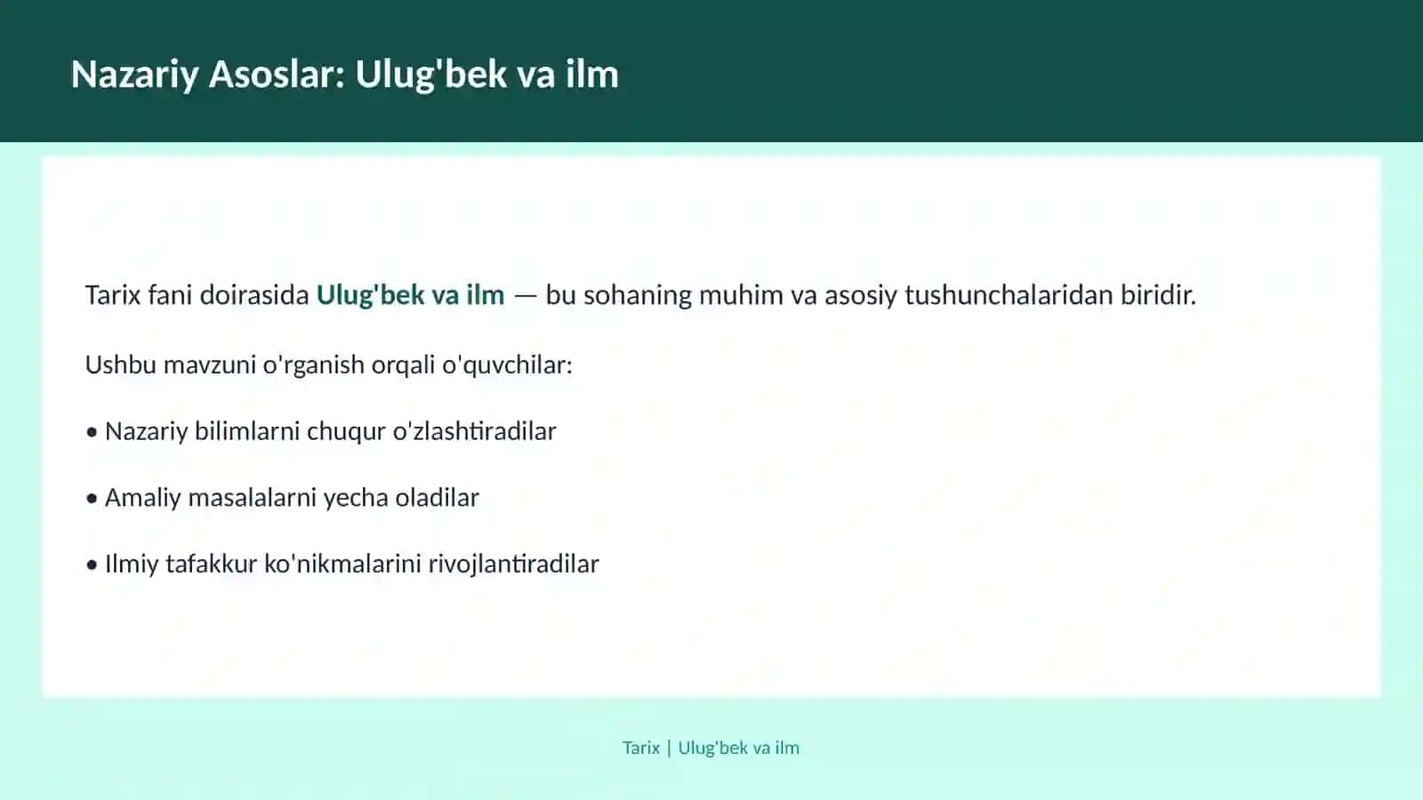 Temuriylar davri 3