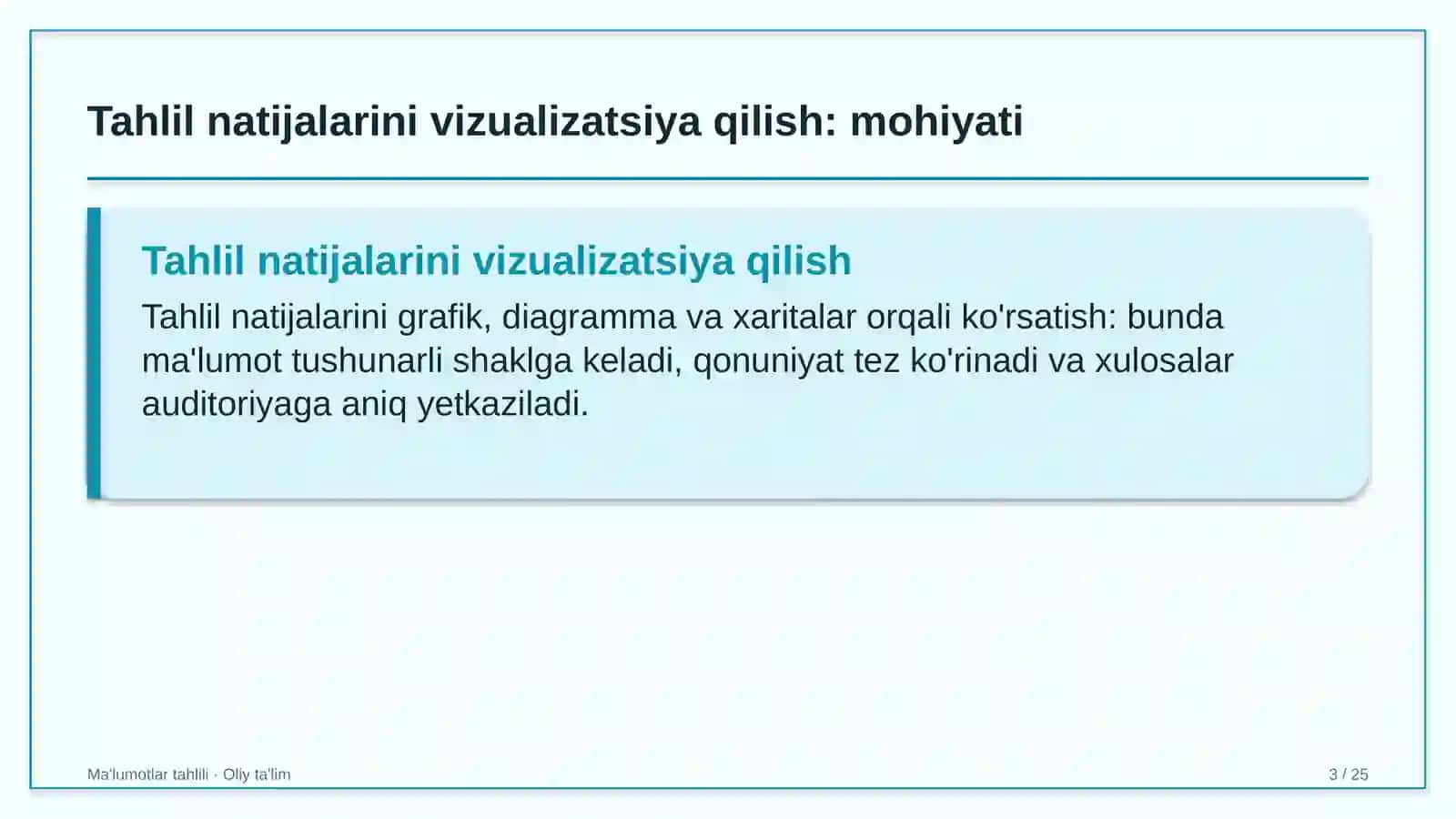 Elektr transportida tahlil natijalarini vizualizatsiya qilish 3