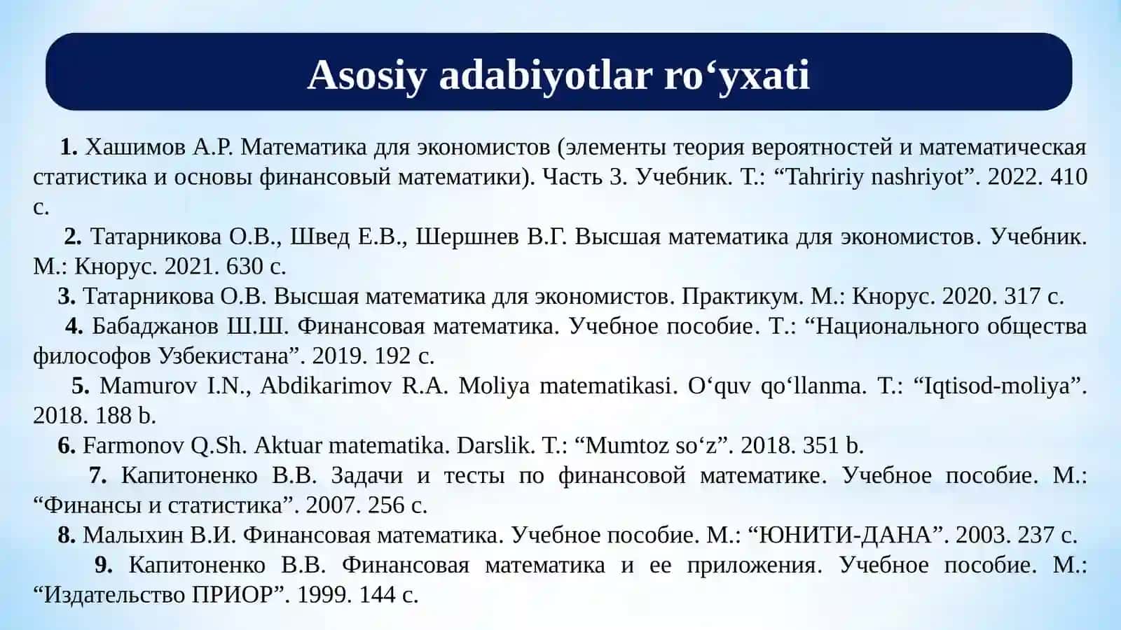 MOLIYAVIY RENTA 3