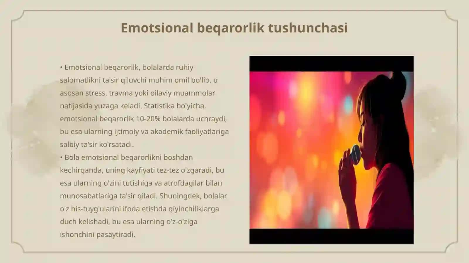 Emotsional beqaror bolalarda musiqa terapiyasining psixologik ta’siri 3