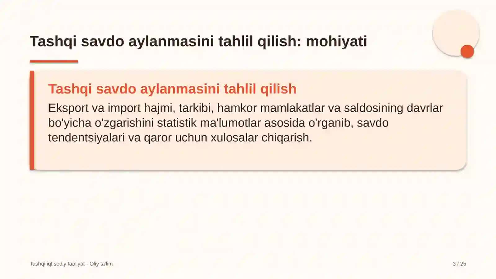 poyabzal do'konlarida tashqi savdo aylanmasini tahlil qilish 4604 3