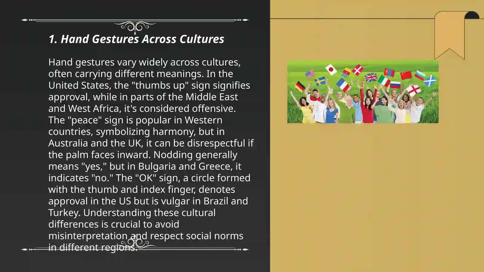 Traditions body language taboos in different cultures 3