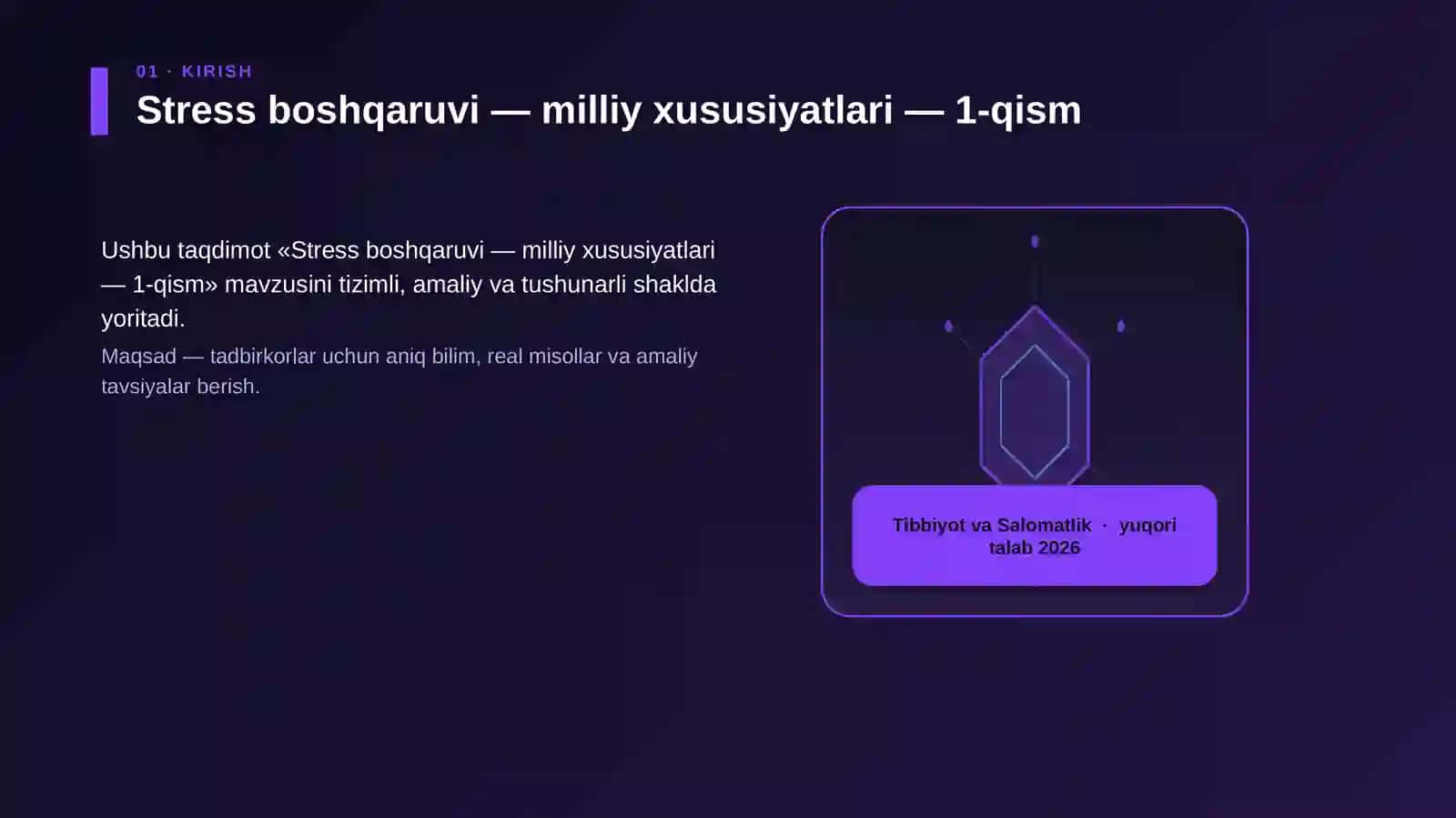 Stress boshqaruvi — milliy xususiyatlari — 1-qism 3
