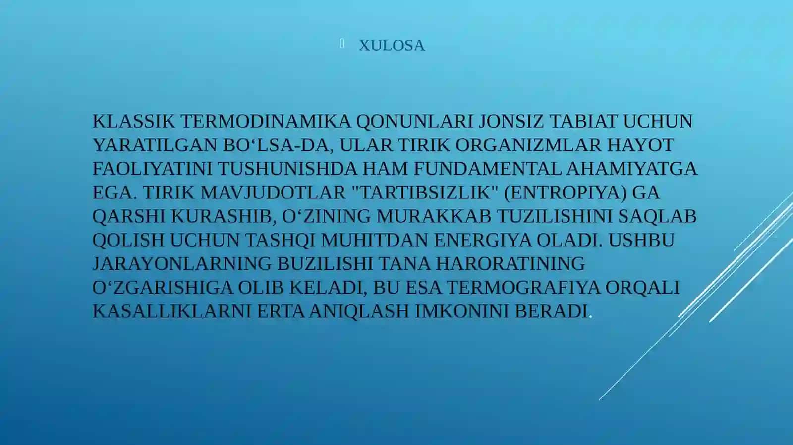 TIBBIY VA BIOLOGIK FIZIKA 3
