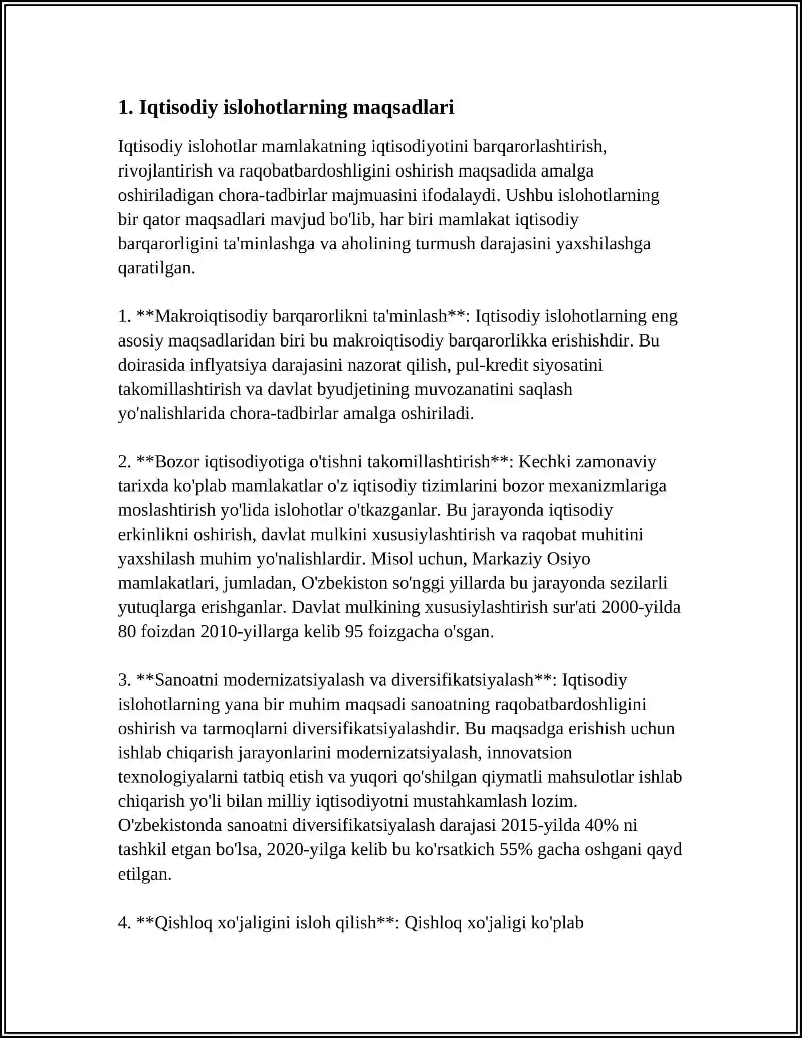 IQTISODIY ISLOHOTLAR,XUSUSIY MULKCHILIKNING SHAKLLANISHI 3