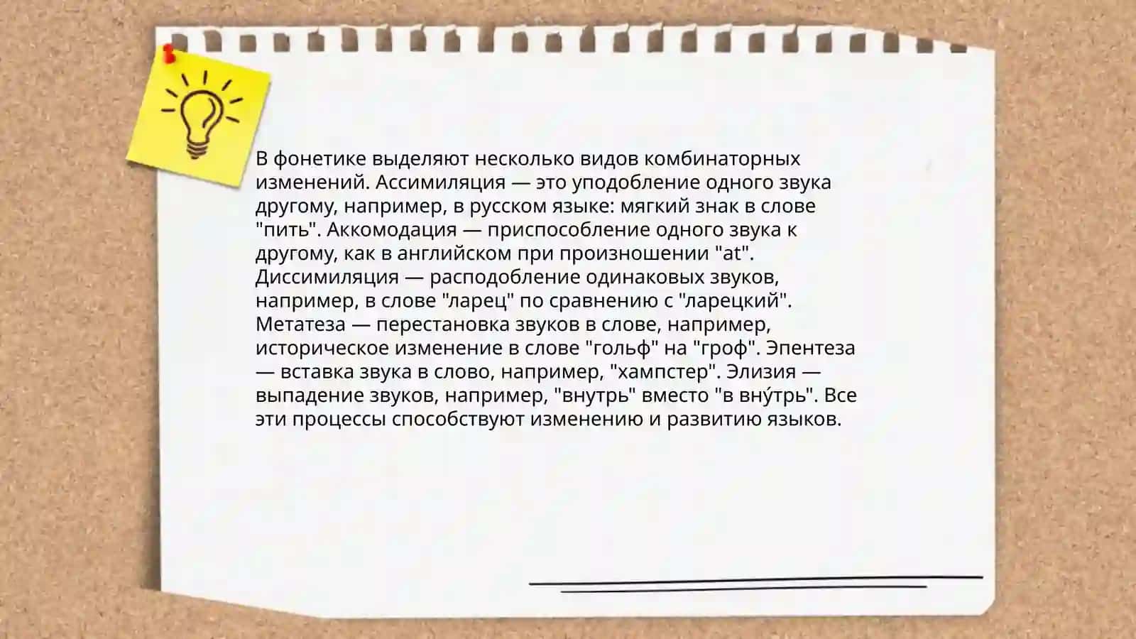 Фонетические процессы: комбинаторные изменения. Аккомодация. Ассимиляция. Диссимиляция 3