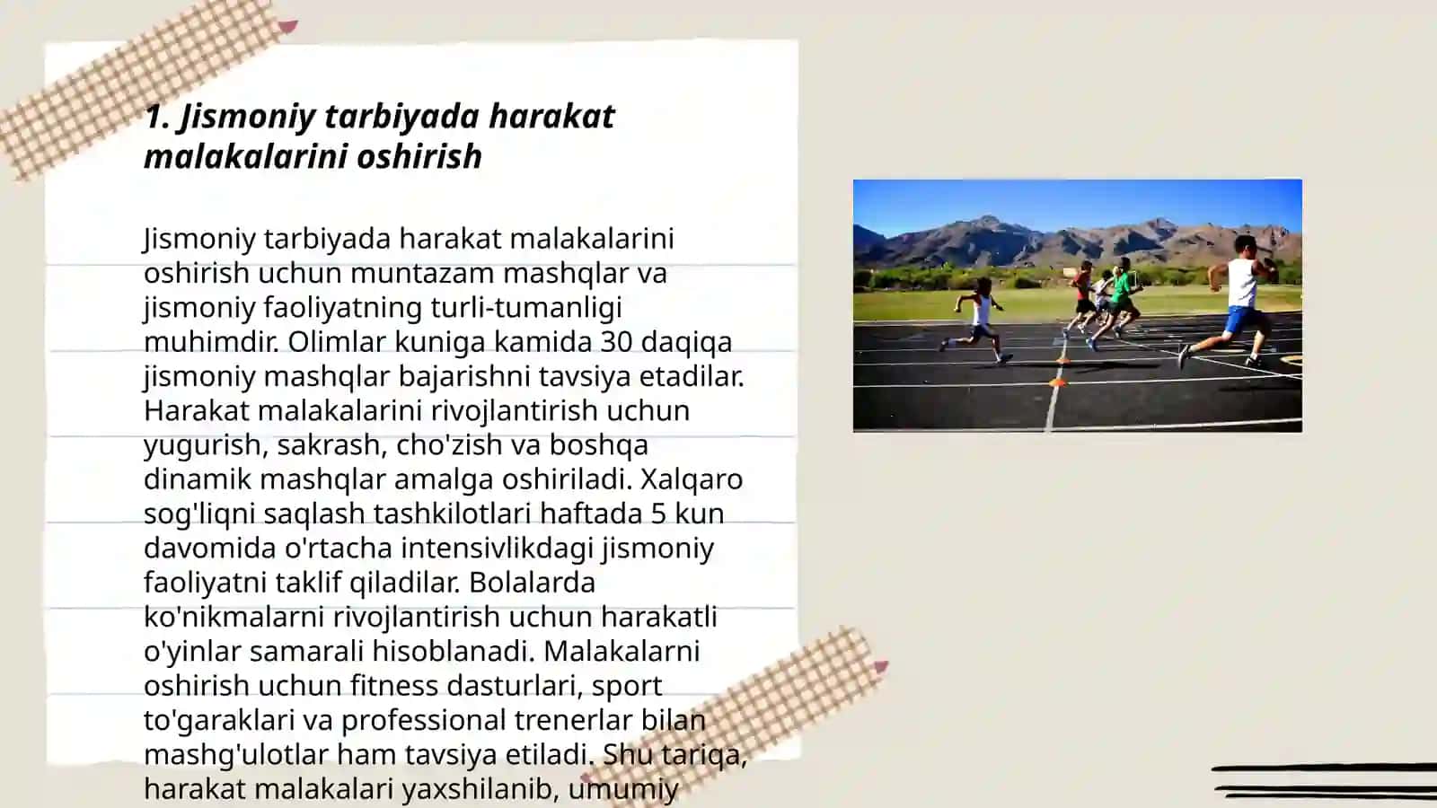 Sportchilarda harakat malakalarini shakllantirish 3