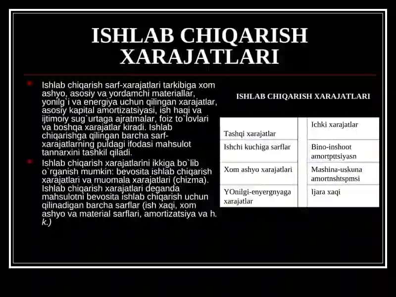 SANOAT KORXONALARIDA FOYDANI SHAKLLANTIRISH VA UNDAN SAMARALI FOYDALANISH 3