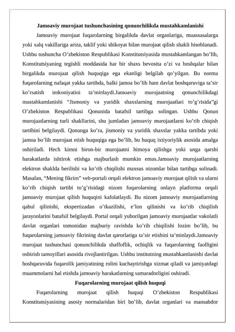 Jamoaviy murojaatlar portali 3