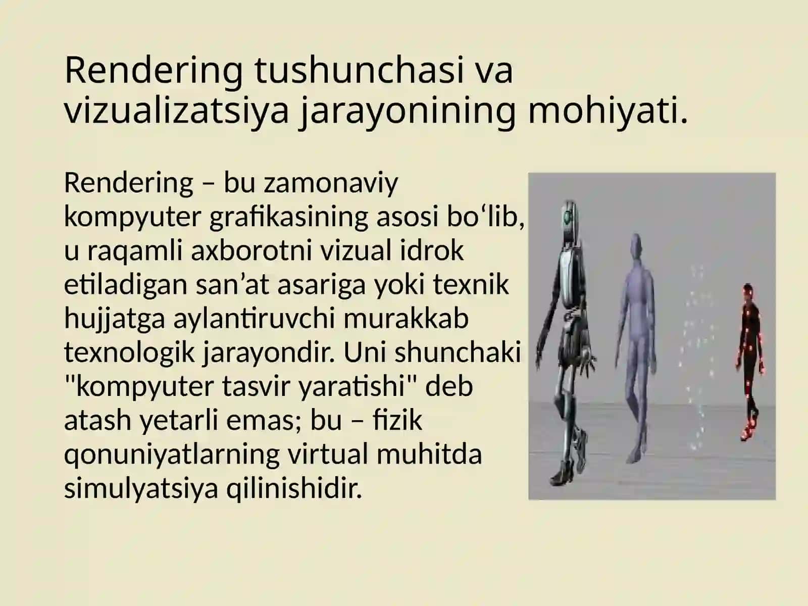 Rendering texnologiyalarning turlari 3