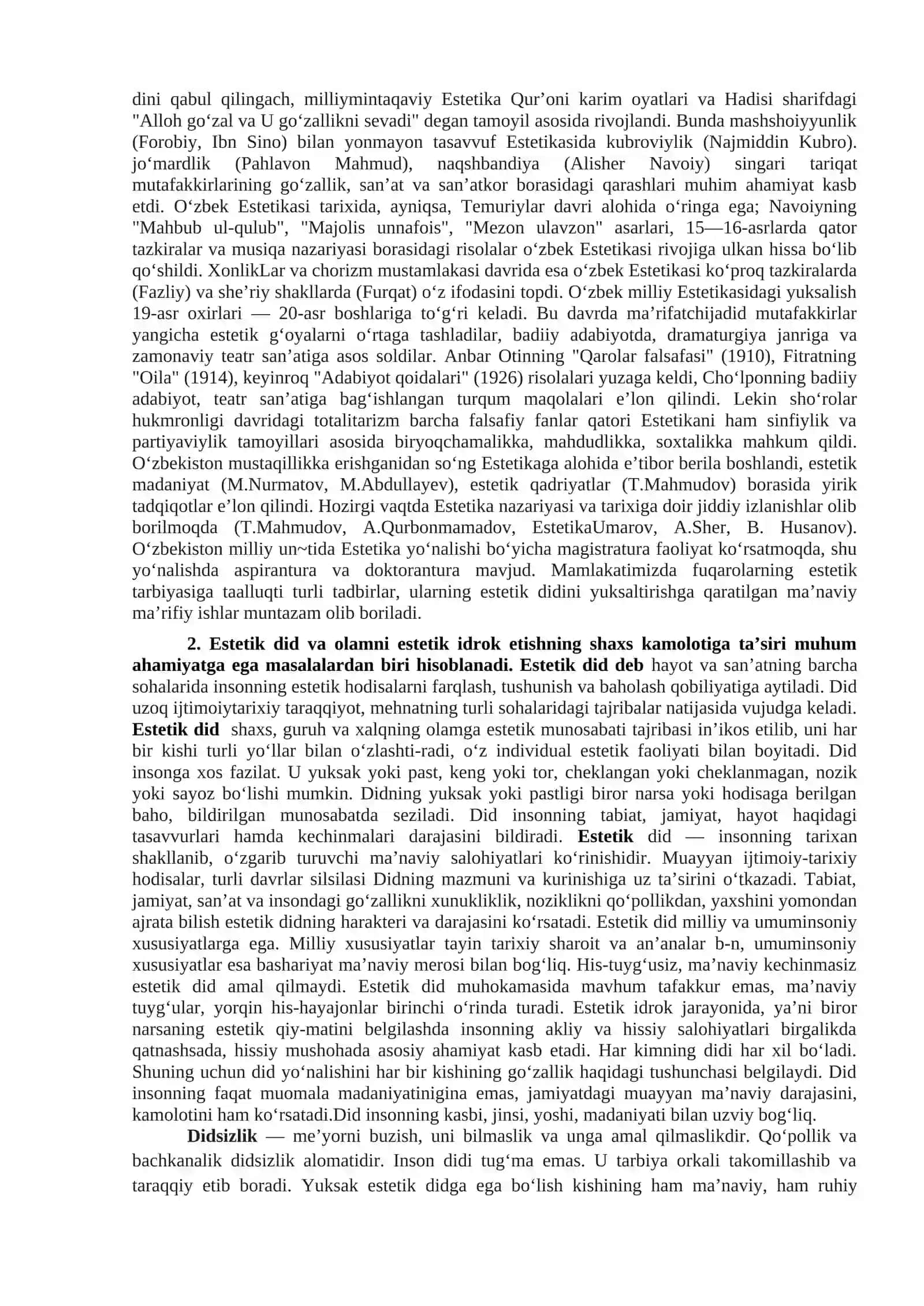 11-mavzu. Nafosat falsafasi (Estetika) 3
