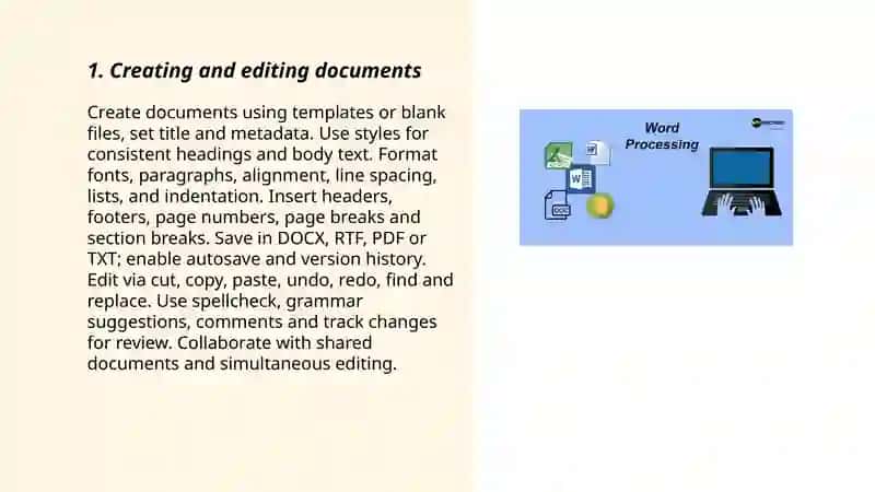 Word Processing 3