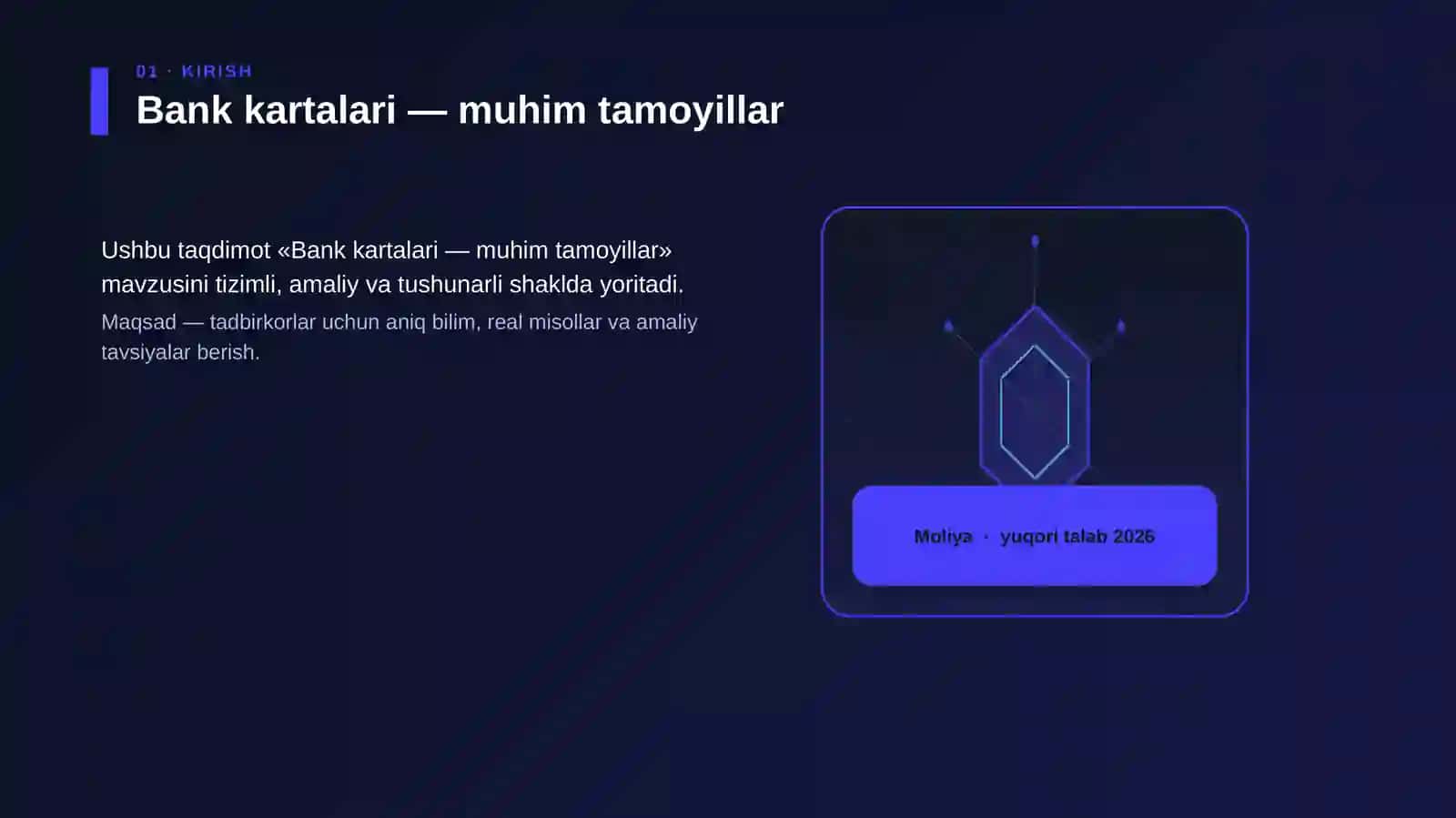 Bank kartalari — muhim tamoyillar 3