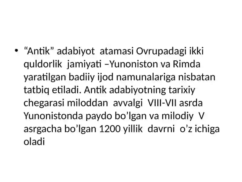 Antikdavr Yunon adabiyoti 3