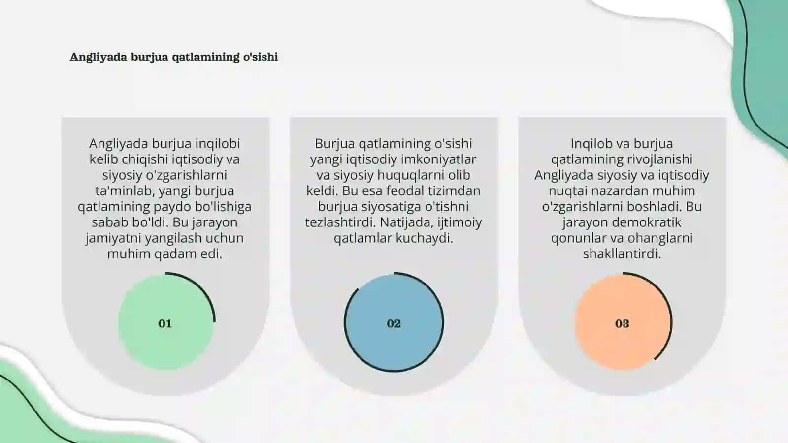 Angliyada burjua inqilobi kelib chqishi 3