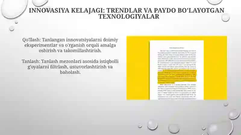 Innovatsiya Jarayoni Boshqaruv Algoritmlari 3